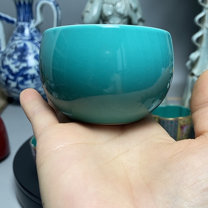 旧藏单色釉茶盏全品