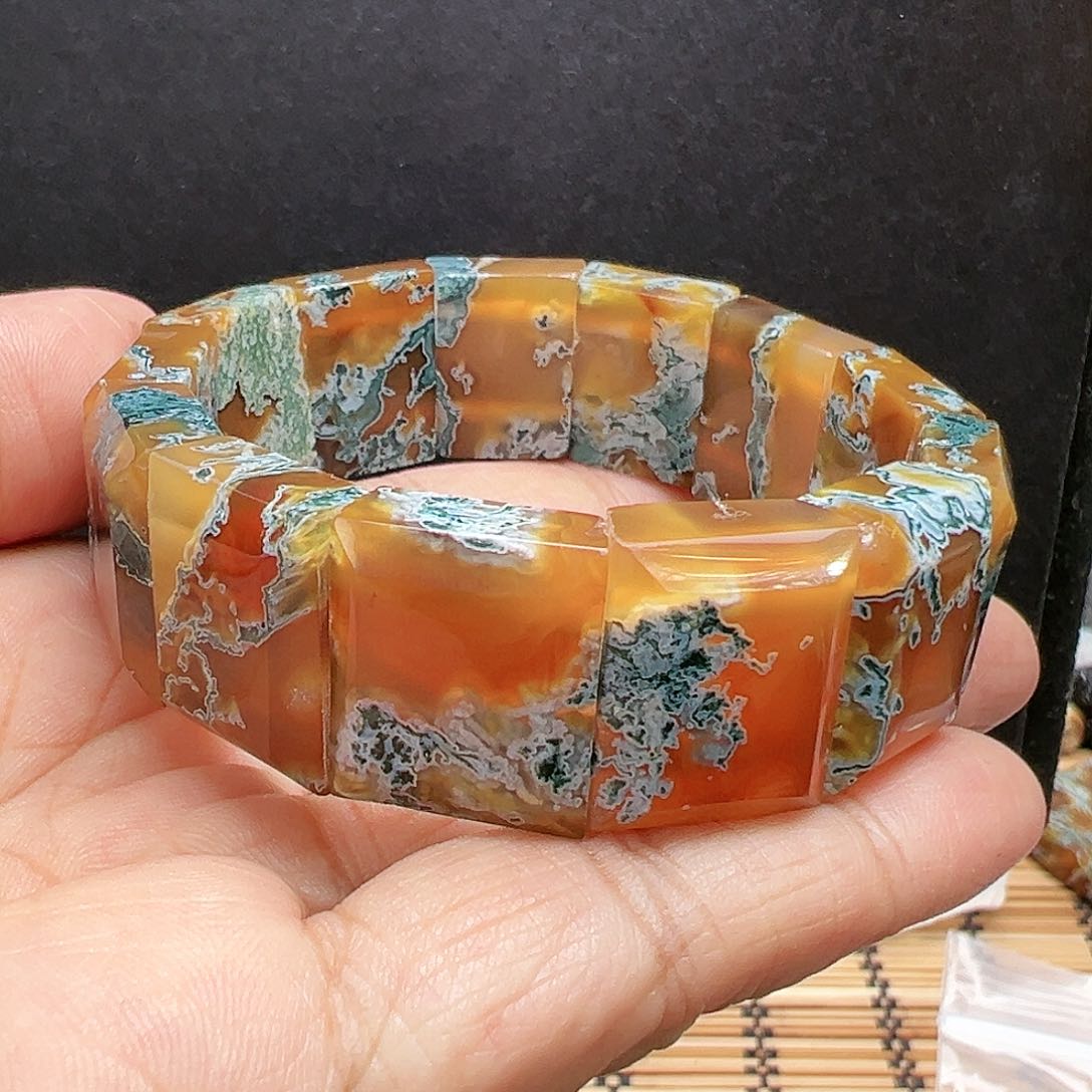 未镶嵌玛瑙/玉髓珠宝半成品