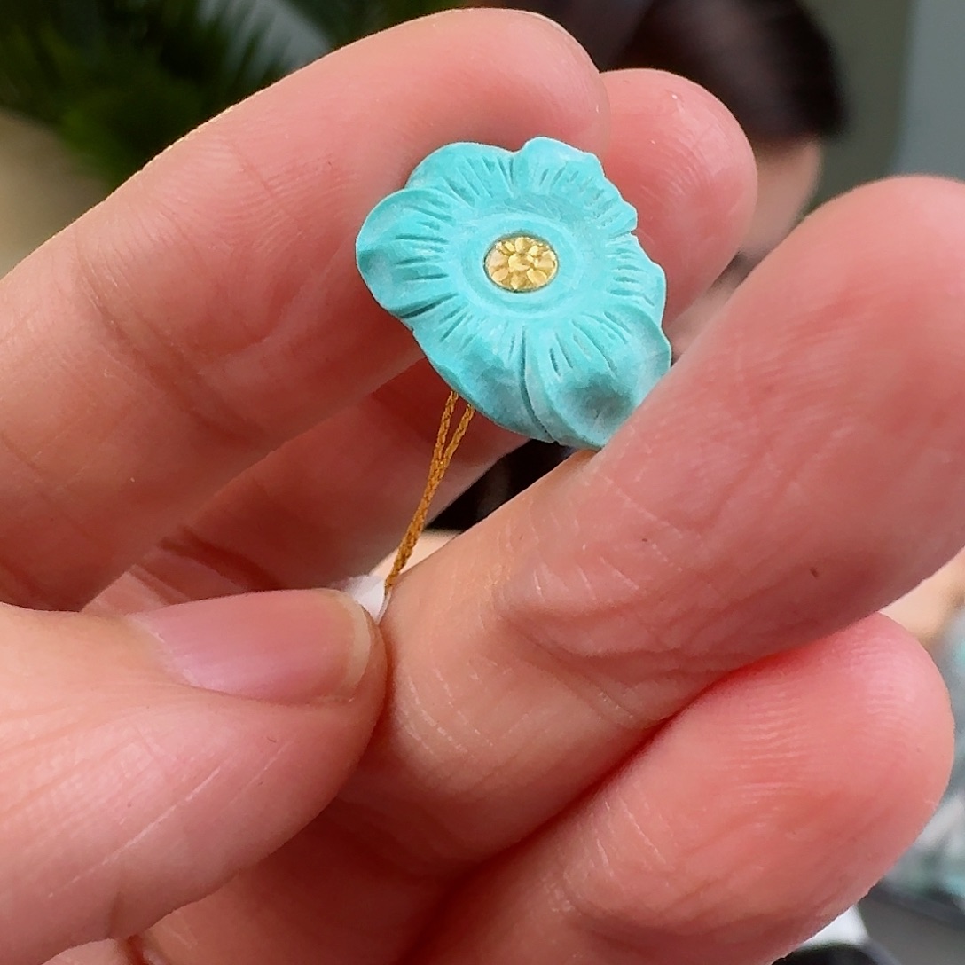 绿松石珠宝奇石未镶嵌