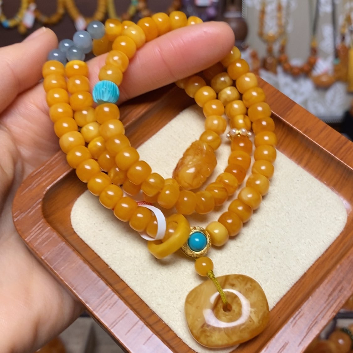 【闪购商品】手链蜜蜡未镶嵌手串