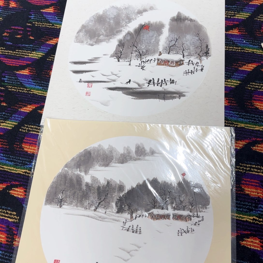 国画用****5候丽君两张童