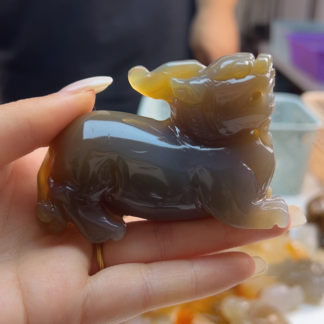 玛瑙/玉髓未镶嵌吊坠(不含链)