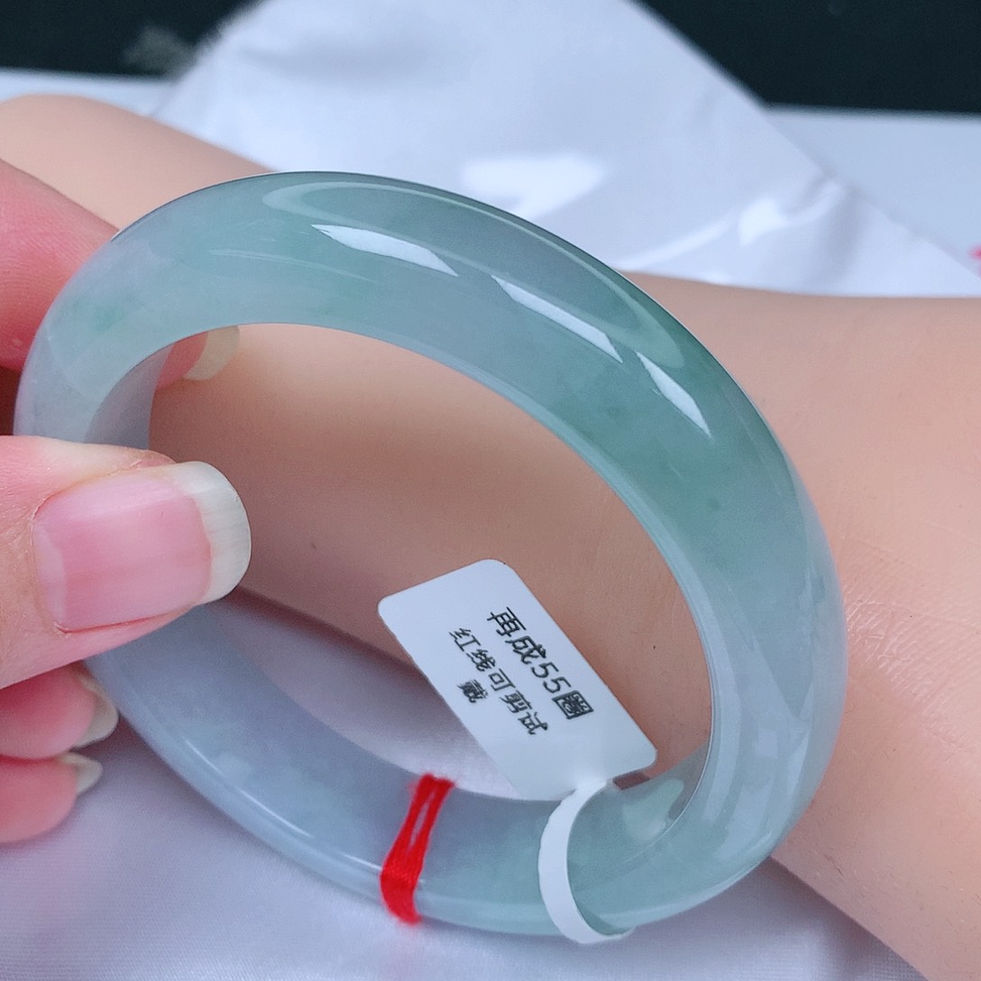 【闪购商品】翡翠手镯未镶嵌，55.5