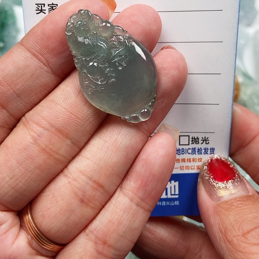 【闪购商品】翡翠颈饰未镶嵌财源滚滚