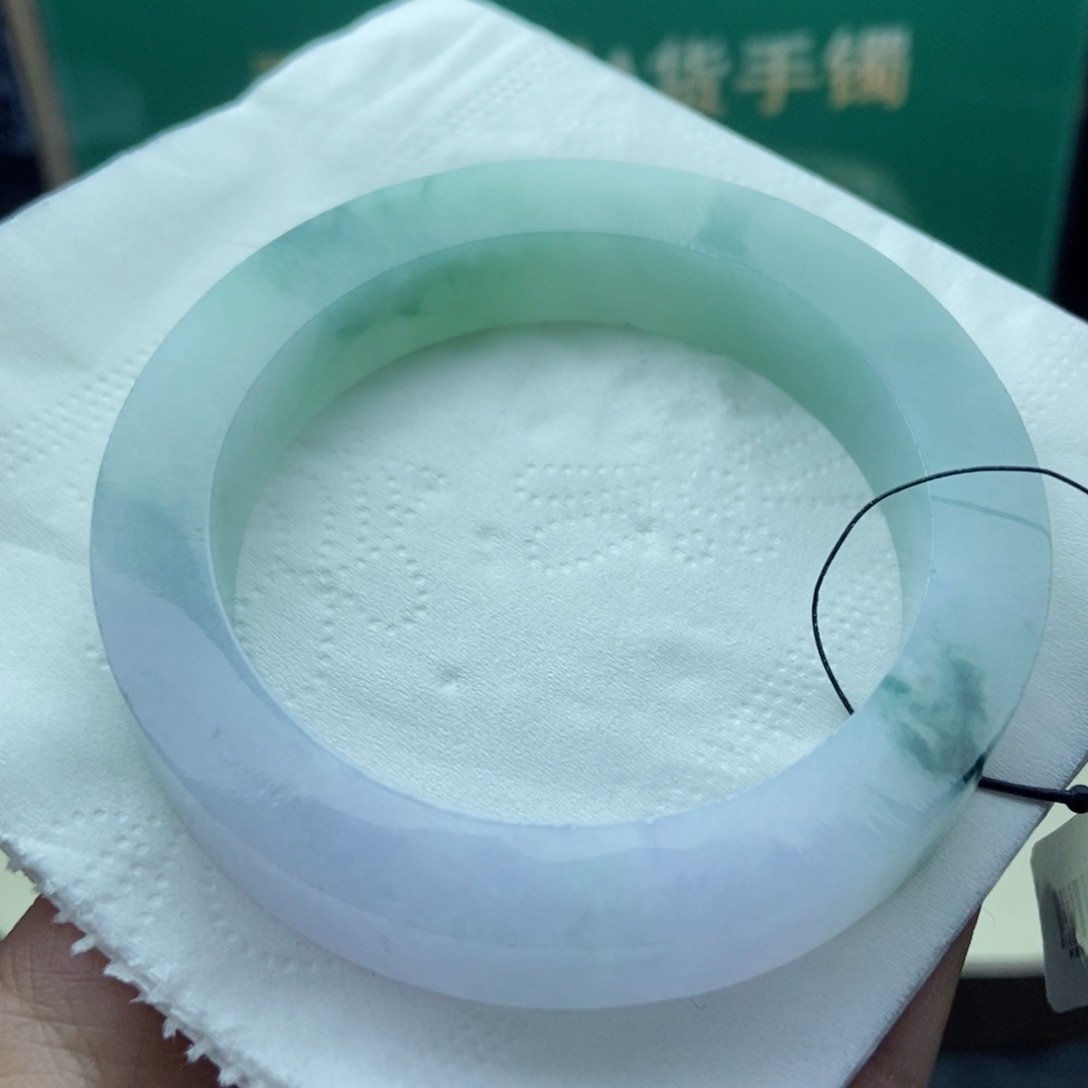 定制翡翠55-60未镶嵌底子细腻冰春彩