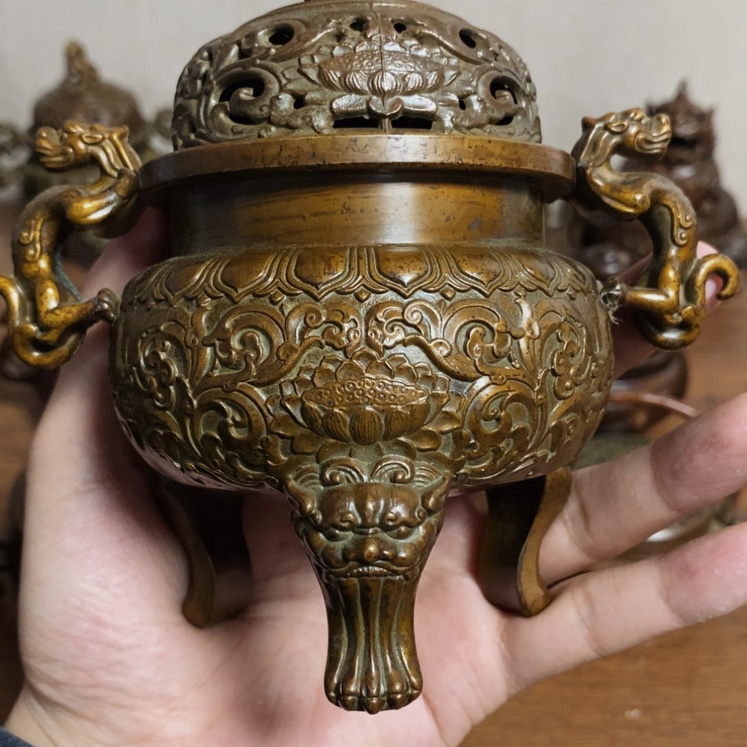 铜盛世铜炉铜器香炉工艺品