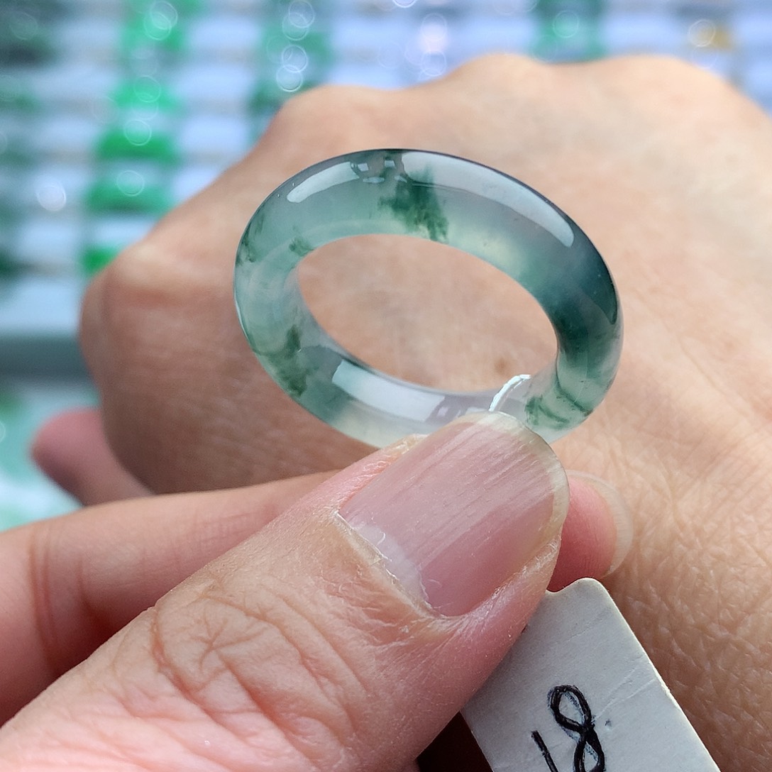 未镶嵌戒指翡翠18号