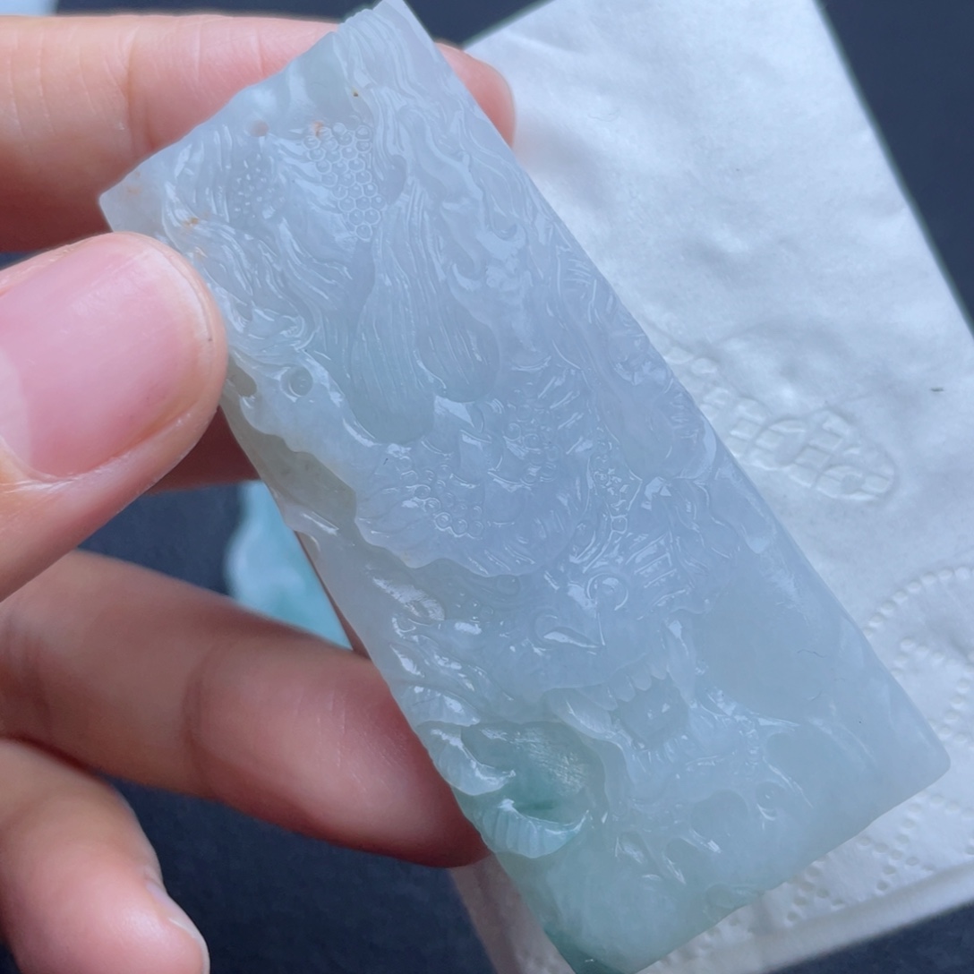 定制翡翠未镶嵌翡翠吊坠