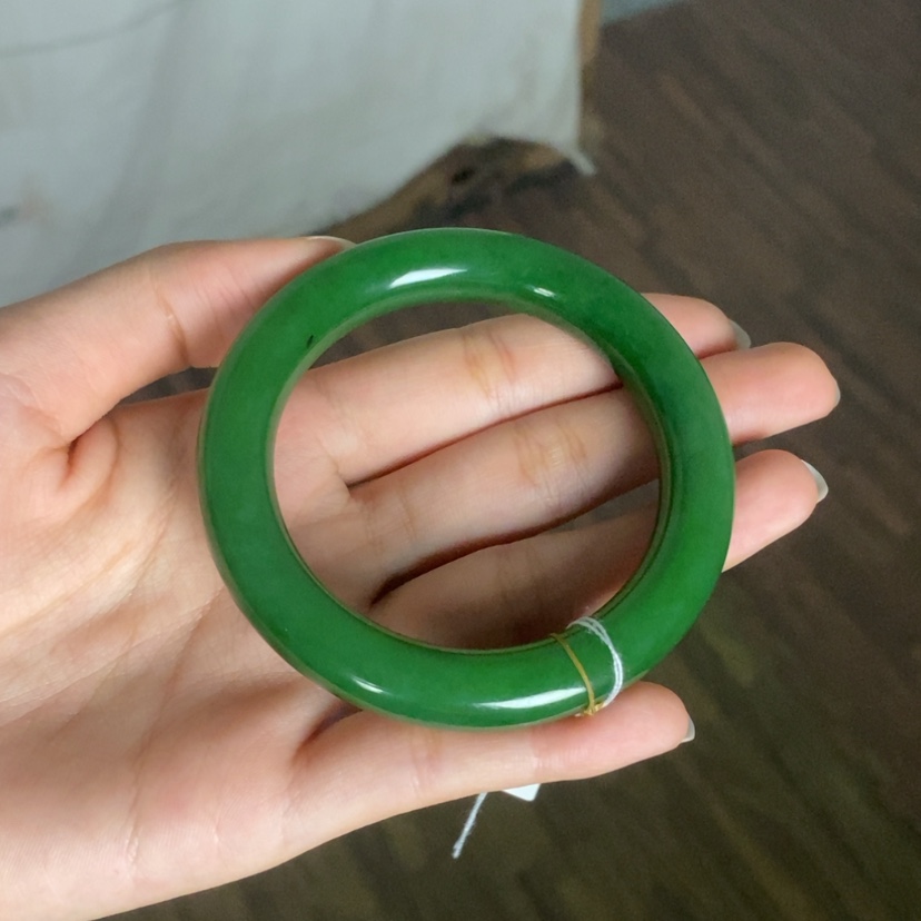 【闪购商品】未镶嵌手镯和田玉（碧玉）