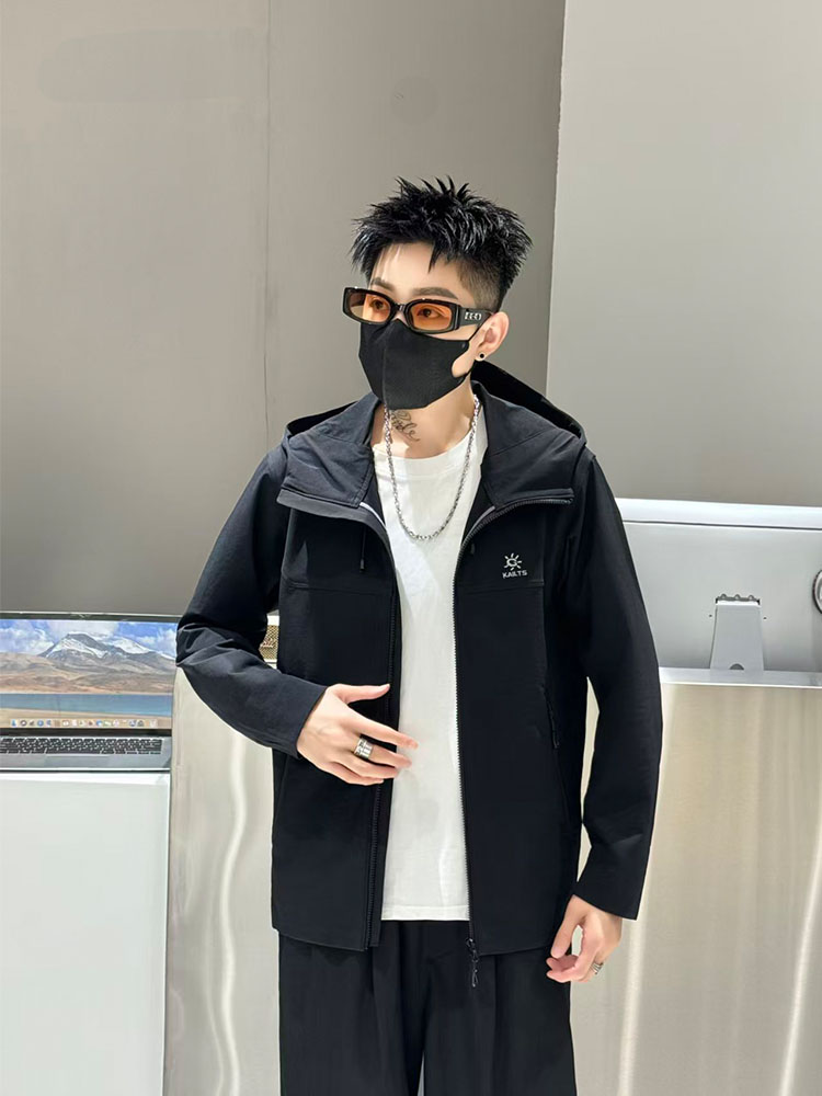 KLS+外套 秋季男女同款长袖商务冲锋衣 DL JX