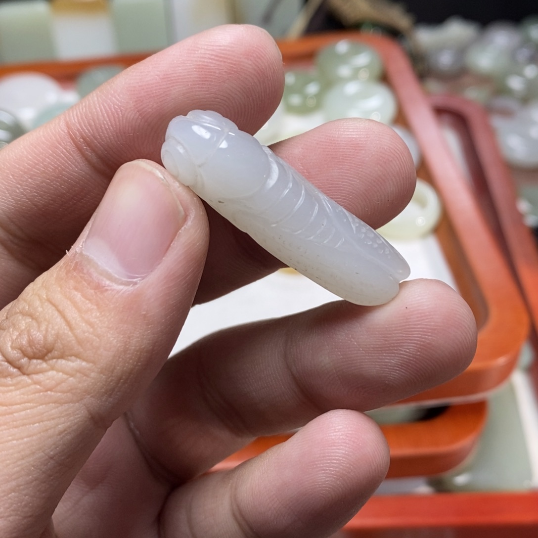 和田玉吊坠(不含链)未镶嵌