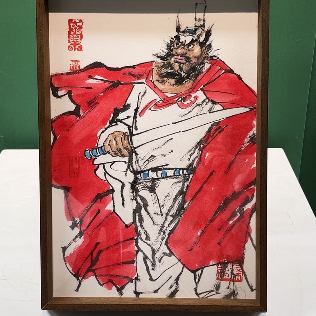 国画张彬带框精装裱福利