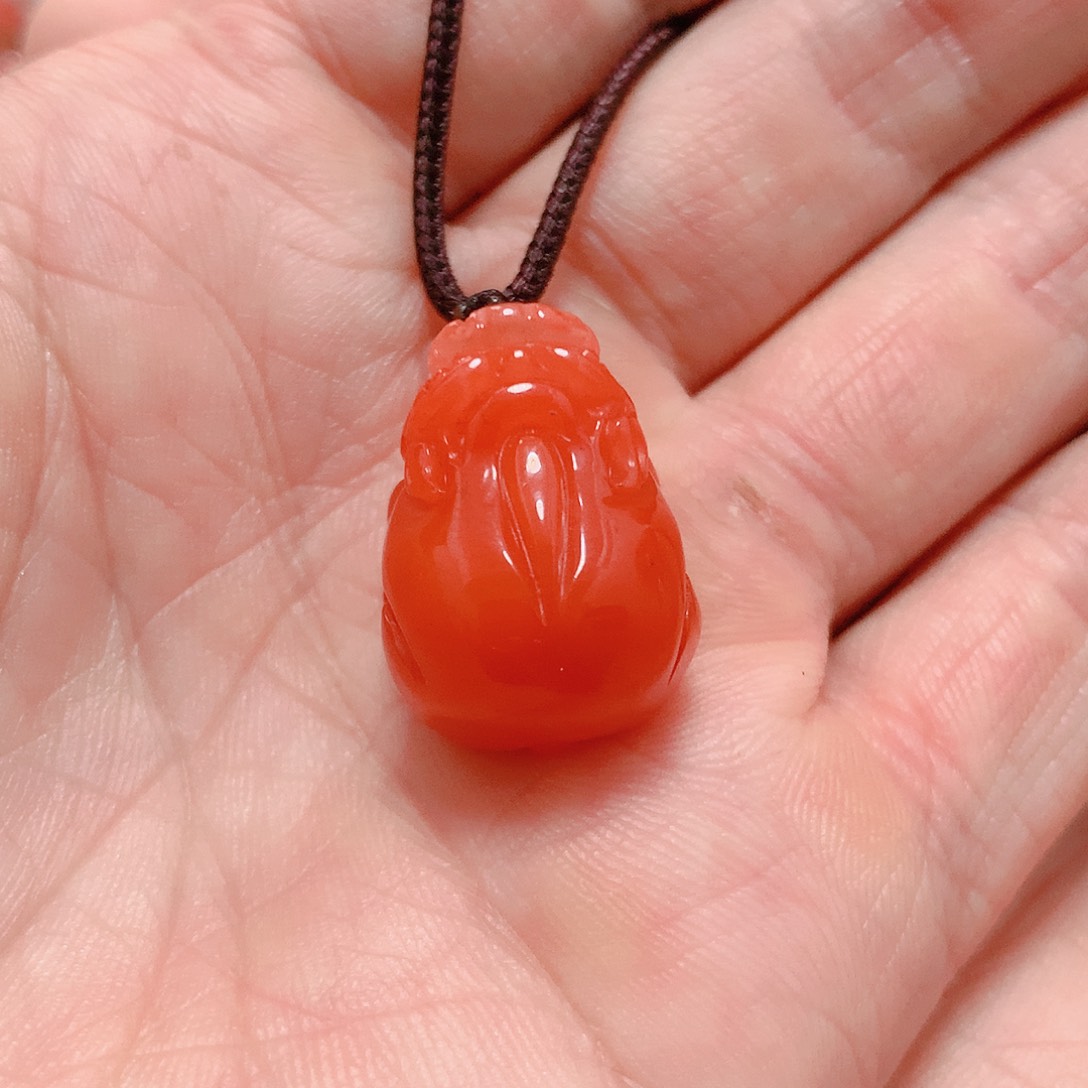 南红玛瑙吊坠(不含链)未镶嵌@*昵