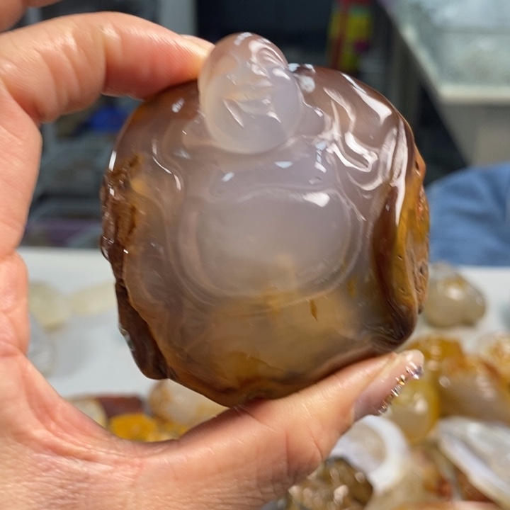 玛瑙/玉髓吊坠(不含链)未镶嵌