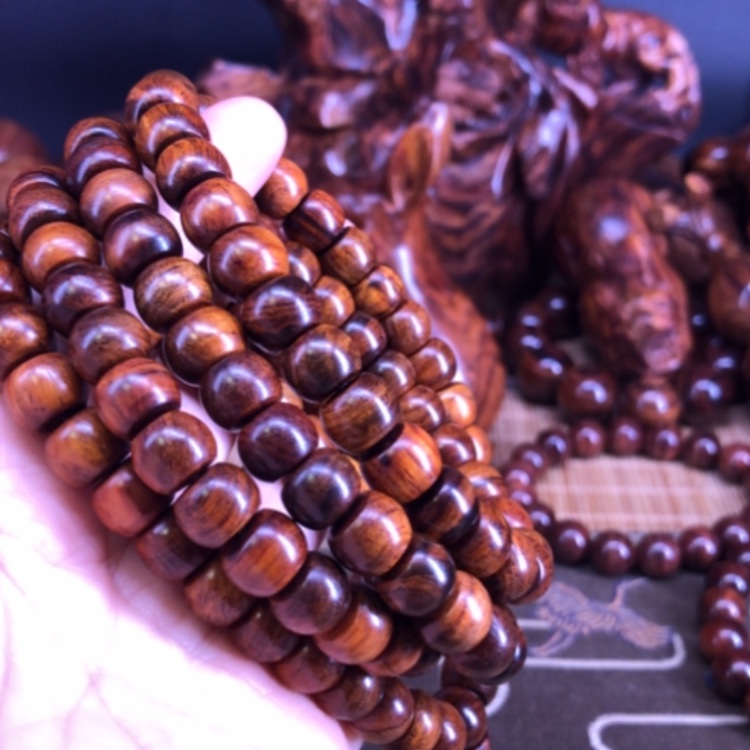 【闪购商品】黄花梨/降香黄檀手串/手链月**楼