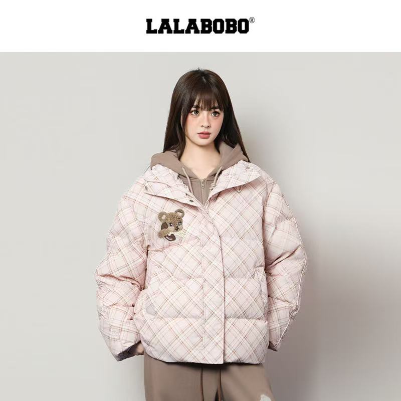 杭州 RBEC-WSYR11饼干熊格纹羽绒服