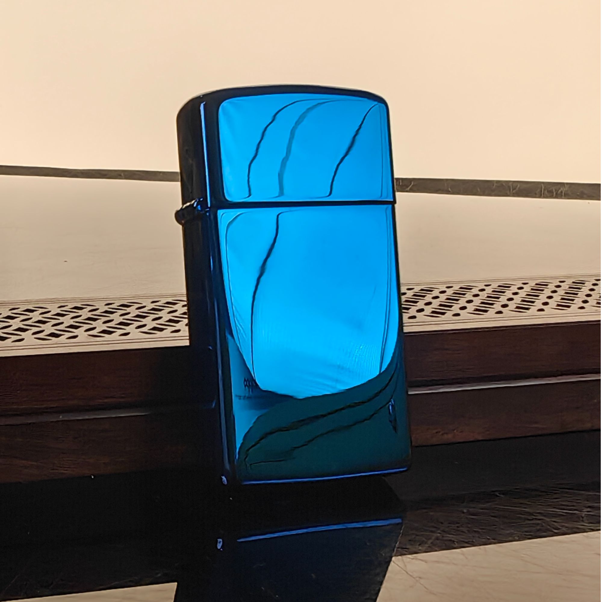 zippo打火机 DB 20494仟巧蓝冰光板  TC9920ZJ*684dabai