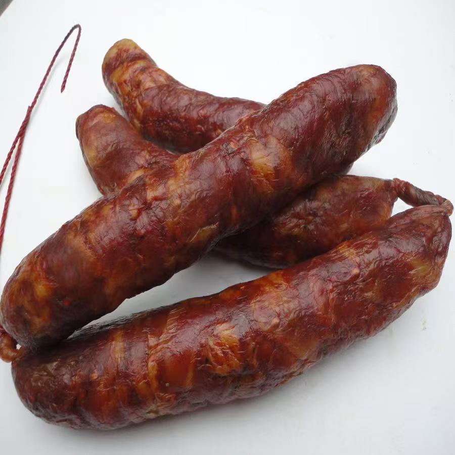 正宗麻辣腊肠风干烟熏腊味香肠商用烤肠