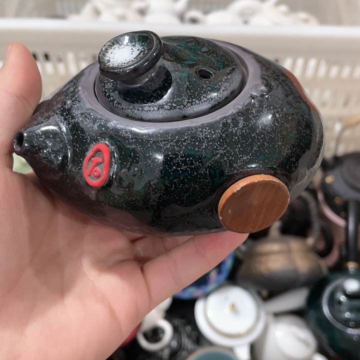 紫砂公道杯微瑕微瑕