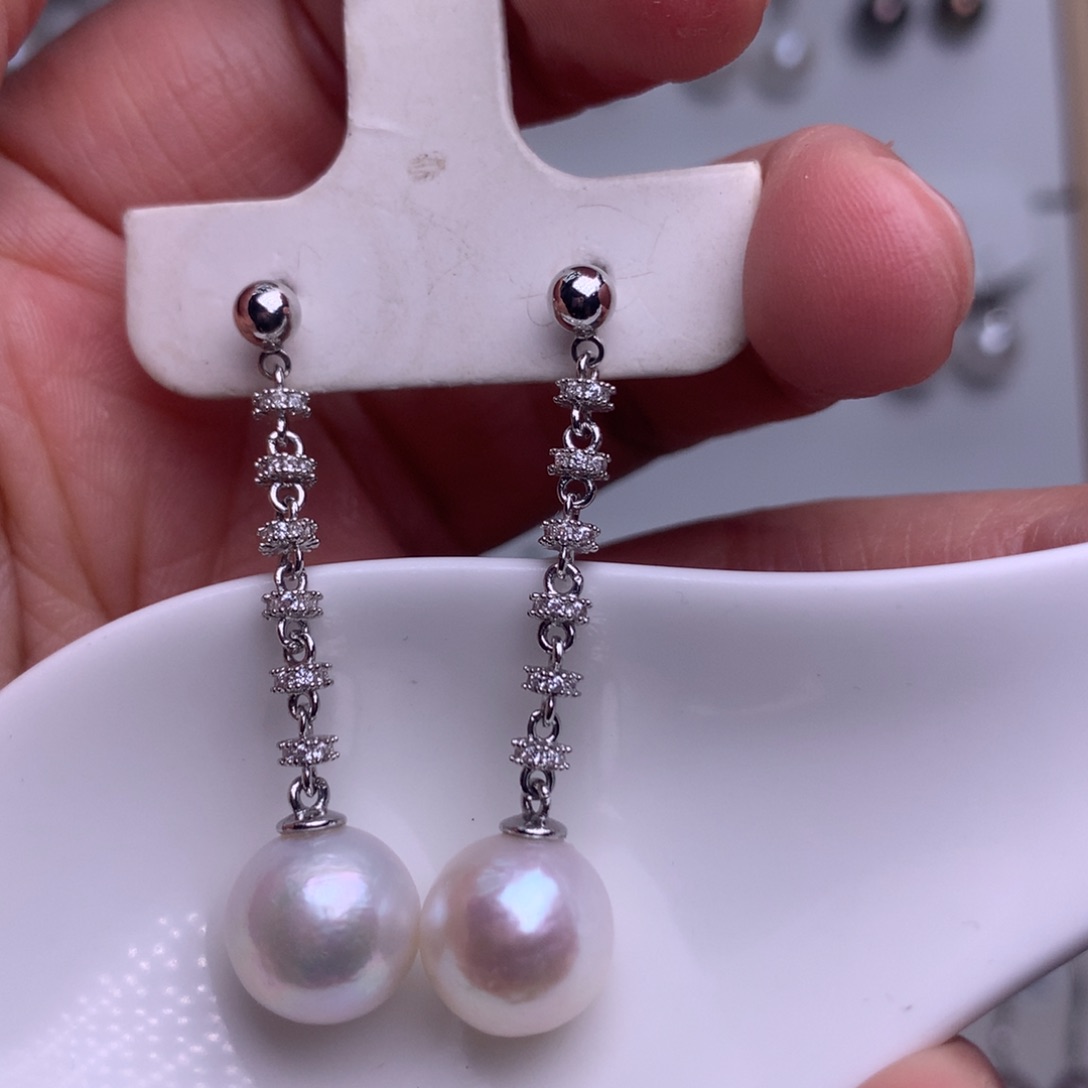 未镶嵌耳饰淡水珍珠