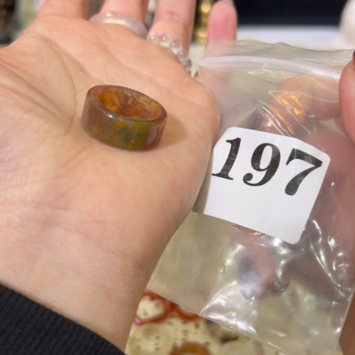 玛瑙/玉髓合金戒指197港15