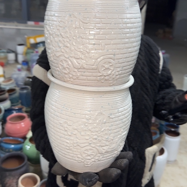 高度23口19啦啦花盆