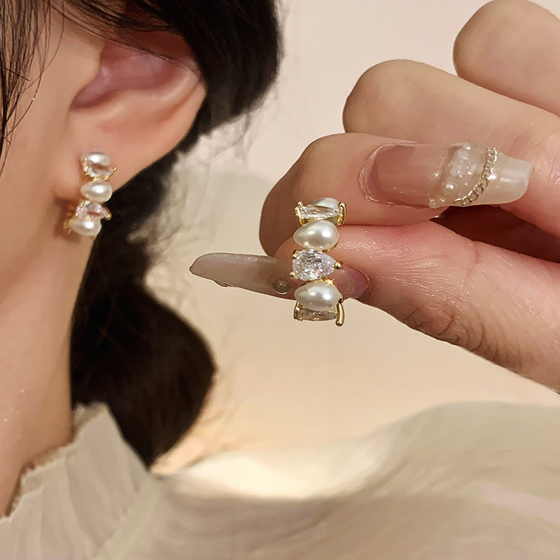 甜美耳环精致气质耳饰温柔百搭耳钉XC849