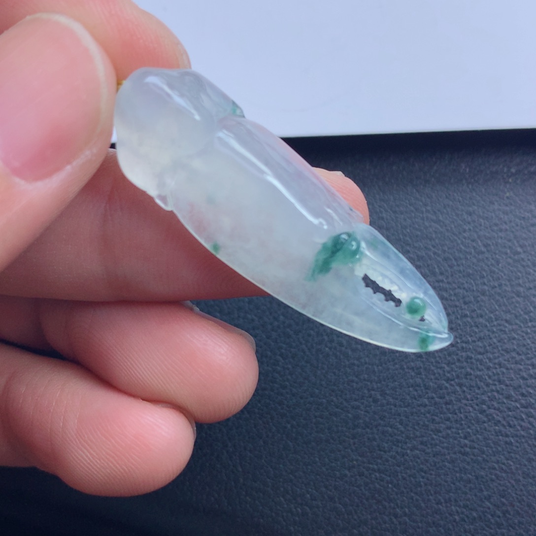 翡翠颈饰未镶嵌蟹钳