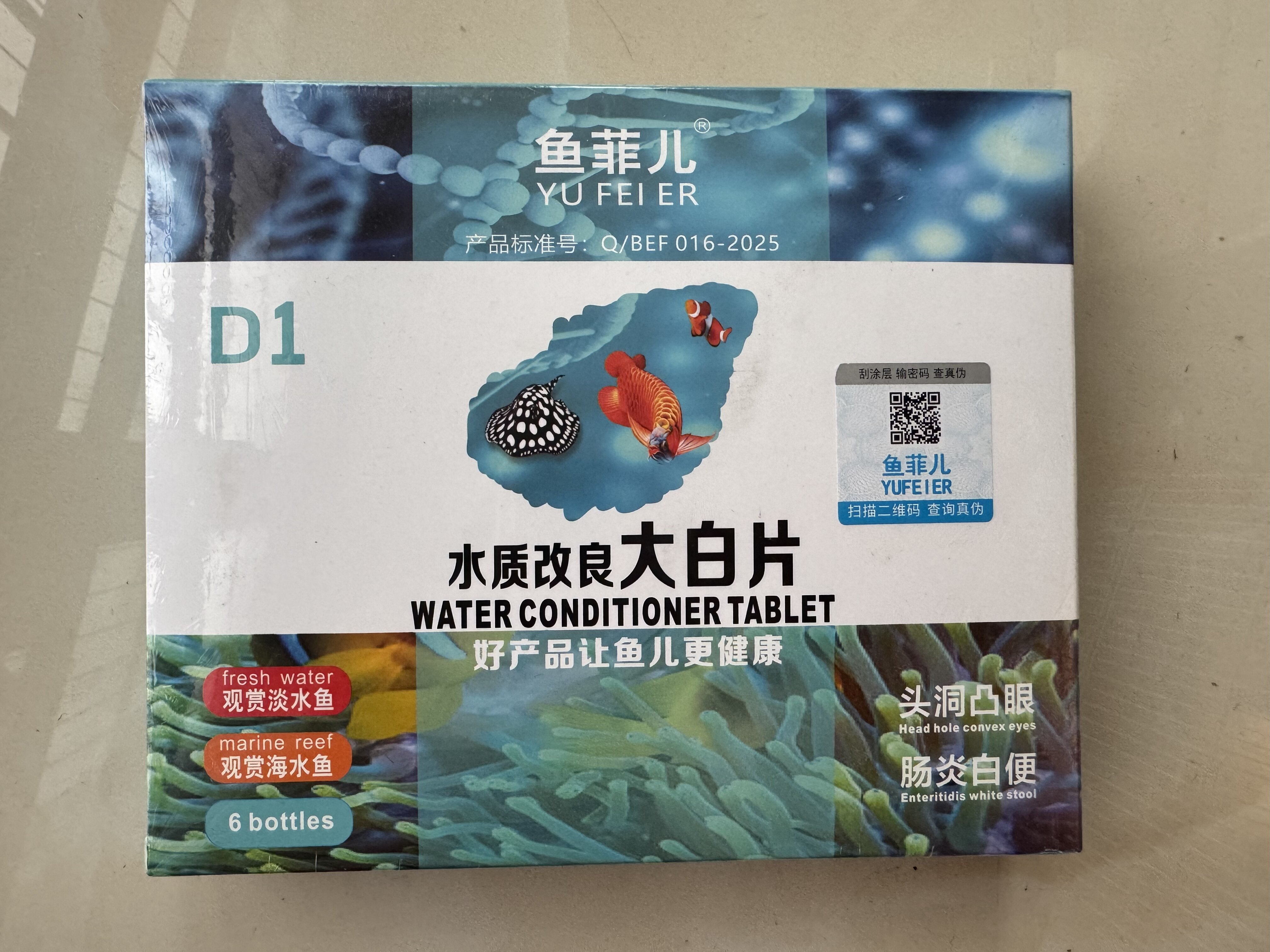 鱼菲儿大白片黄粉观赏鱼水质改良非鱼药