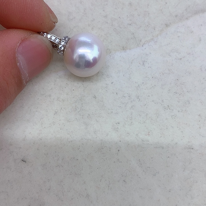 淡水珍珠颈饰银S925镶嵌