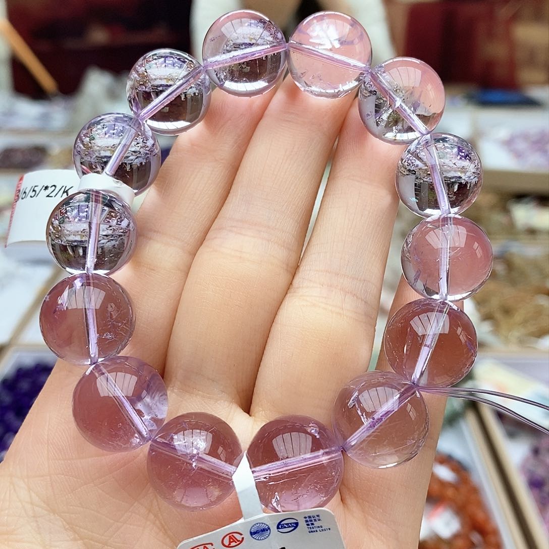 水晶手链未镶嵌E611 玻利维亚紫水