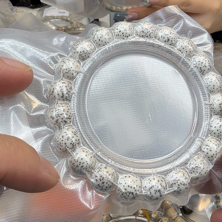星月菩提手串72灭火原脂白星月菩提单圈11