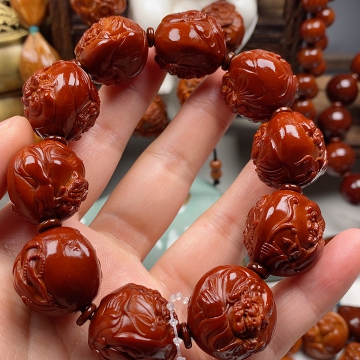 橄榄核吊坠山****無回血回血