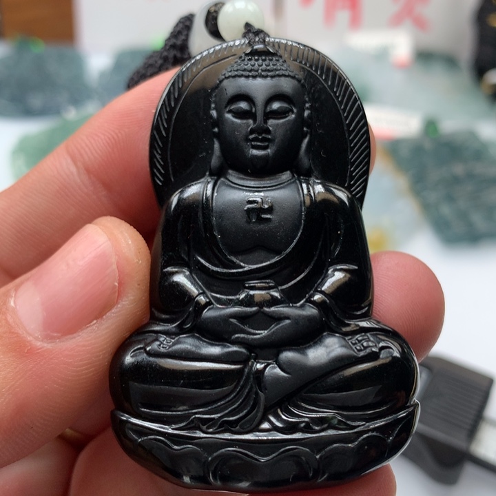 翡翠颈饰未镶嵌保真天然A货翡翠