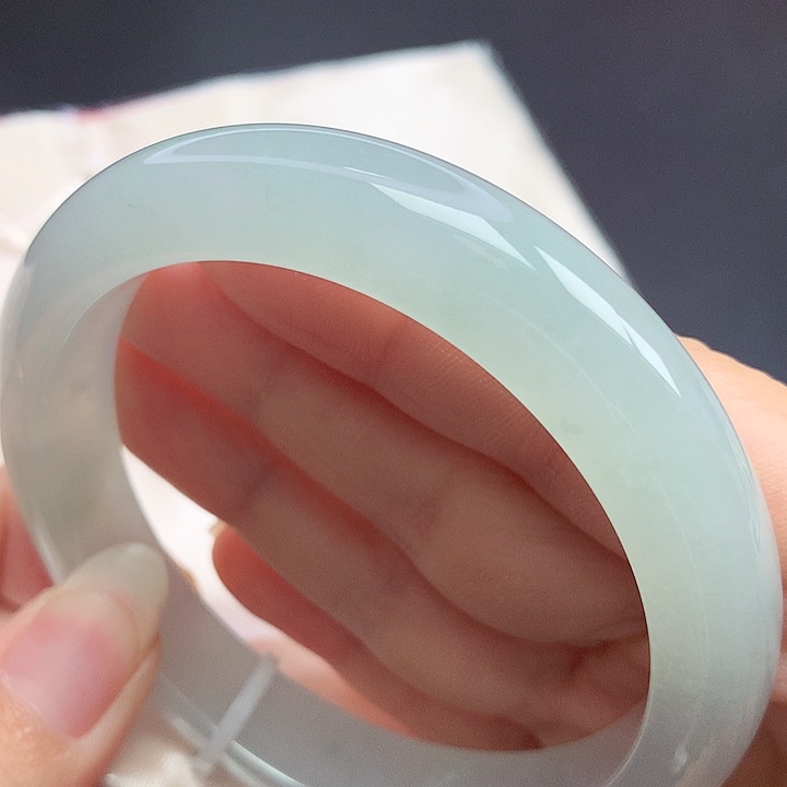 翡翠未镶嵌手镯59.4圈口