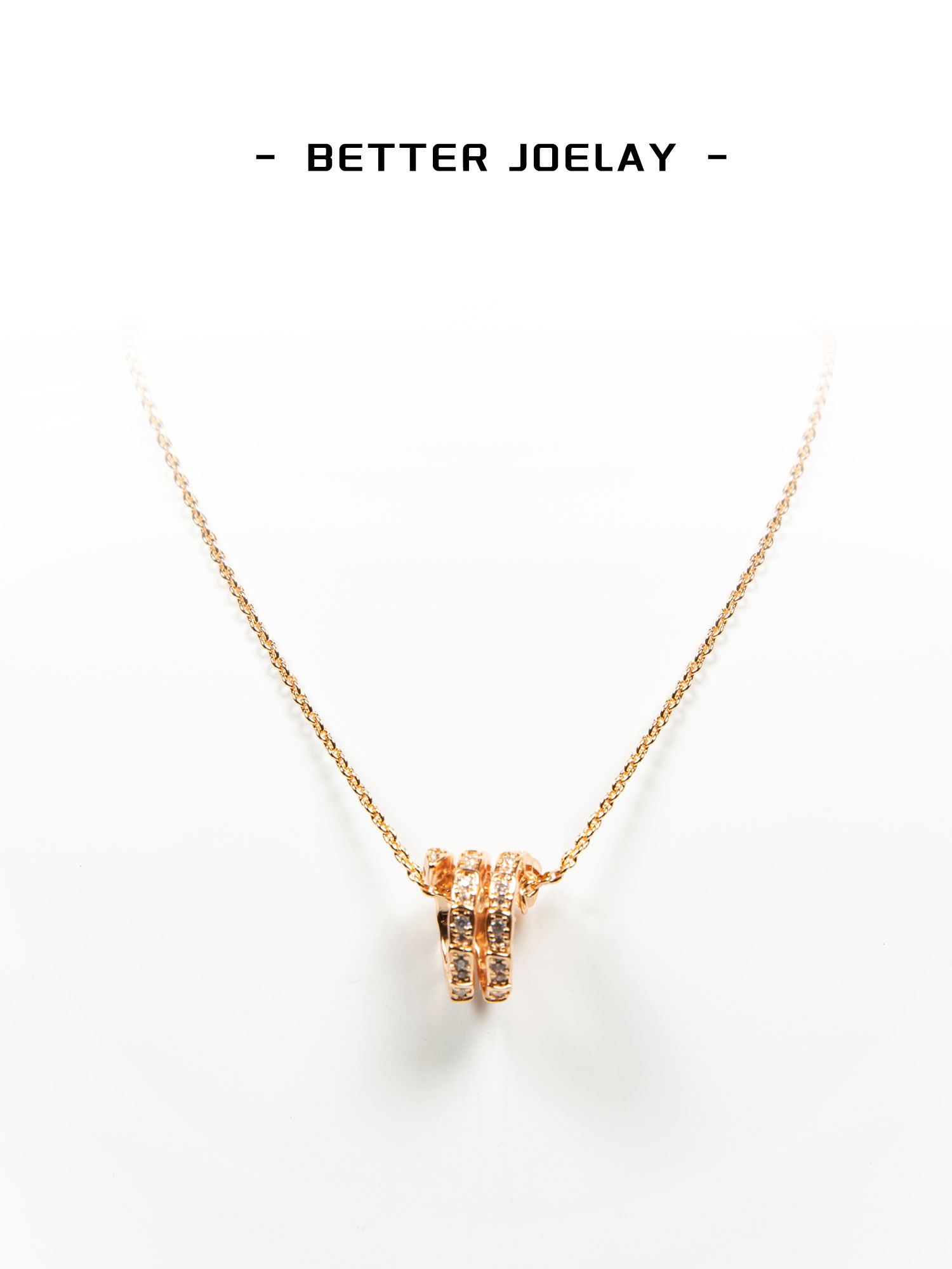 铜合金项链 BETTER JOELAY-【蛇形项链】时尚高级感镶钻项链BLH0016