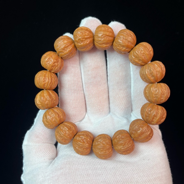 【精工猴头】16➕高工京八棱核桃手串全品无瑕毕业级可盘玩