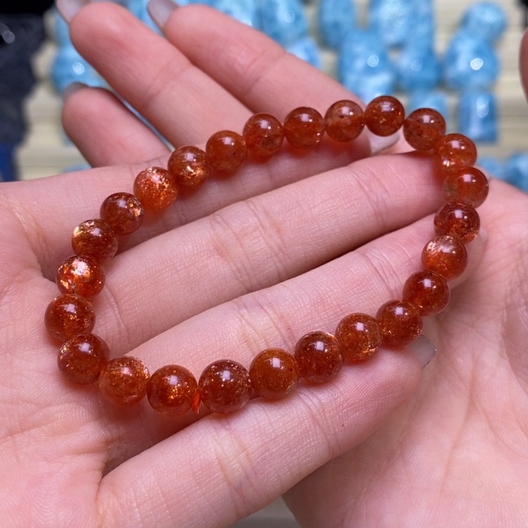 手链长石未镶嵌金太阳手串