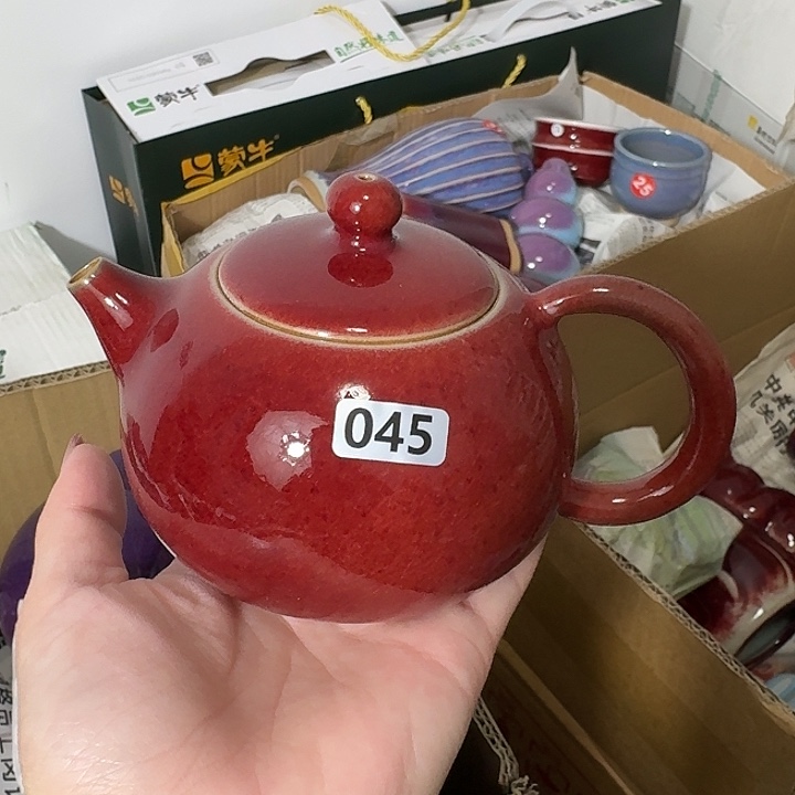 陶摆件郑家钧窑摆件微