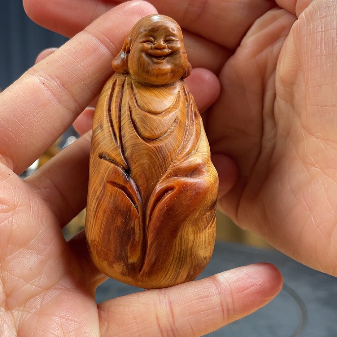 柏木（崖柏）手把件