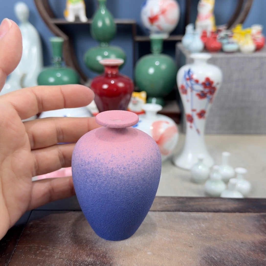 陶瓷手工小花器摆件