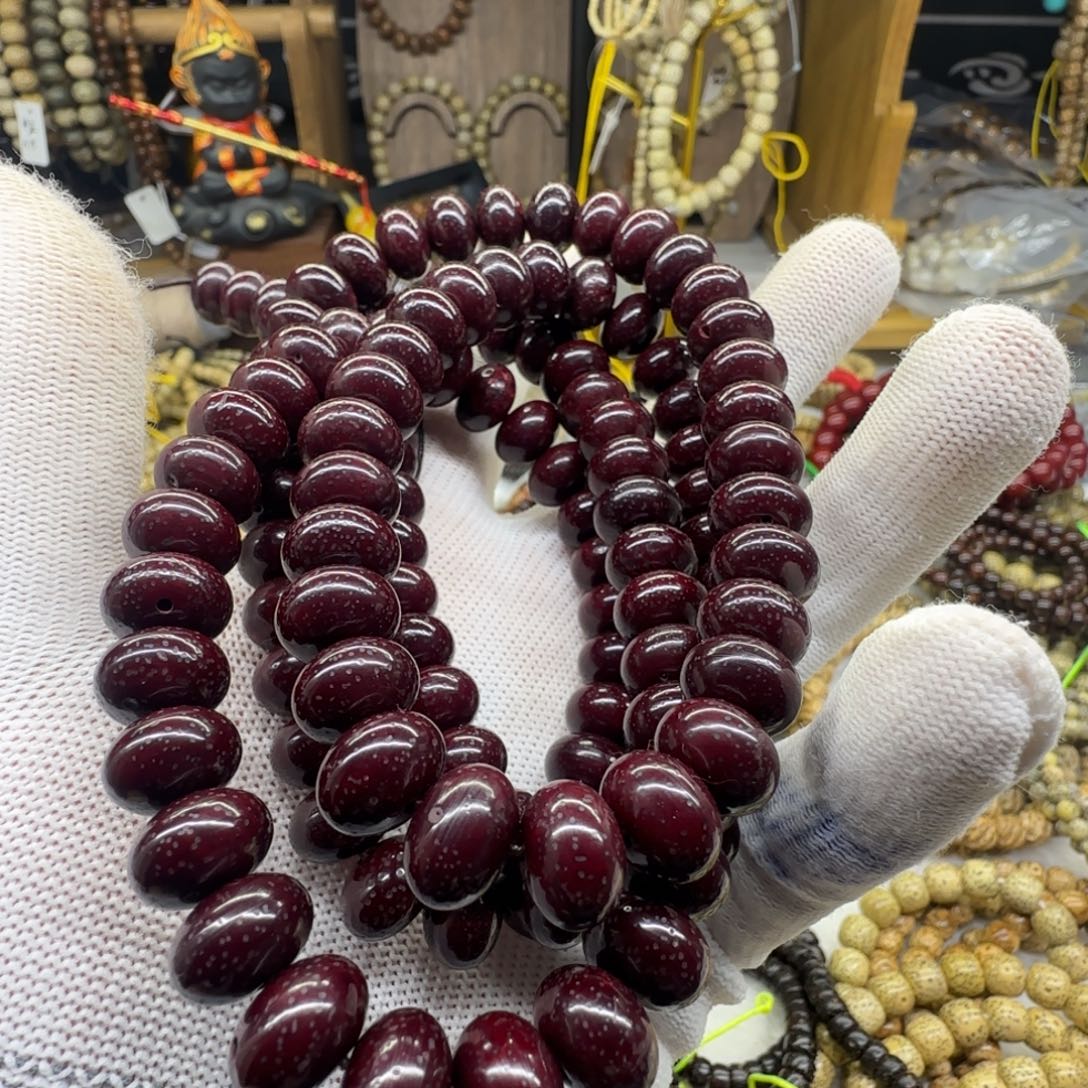 西***尔星月菩提吊坠12*8朱砂供苹果