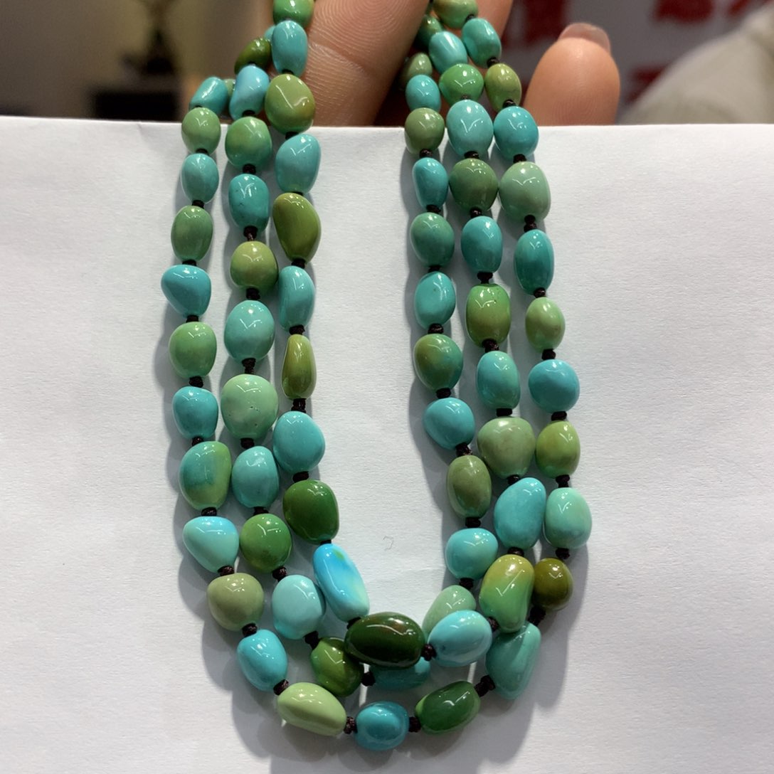 绿松石长链未镶嵌
