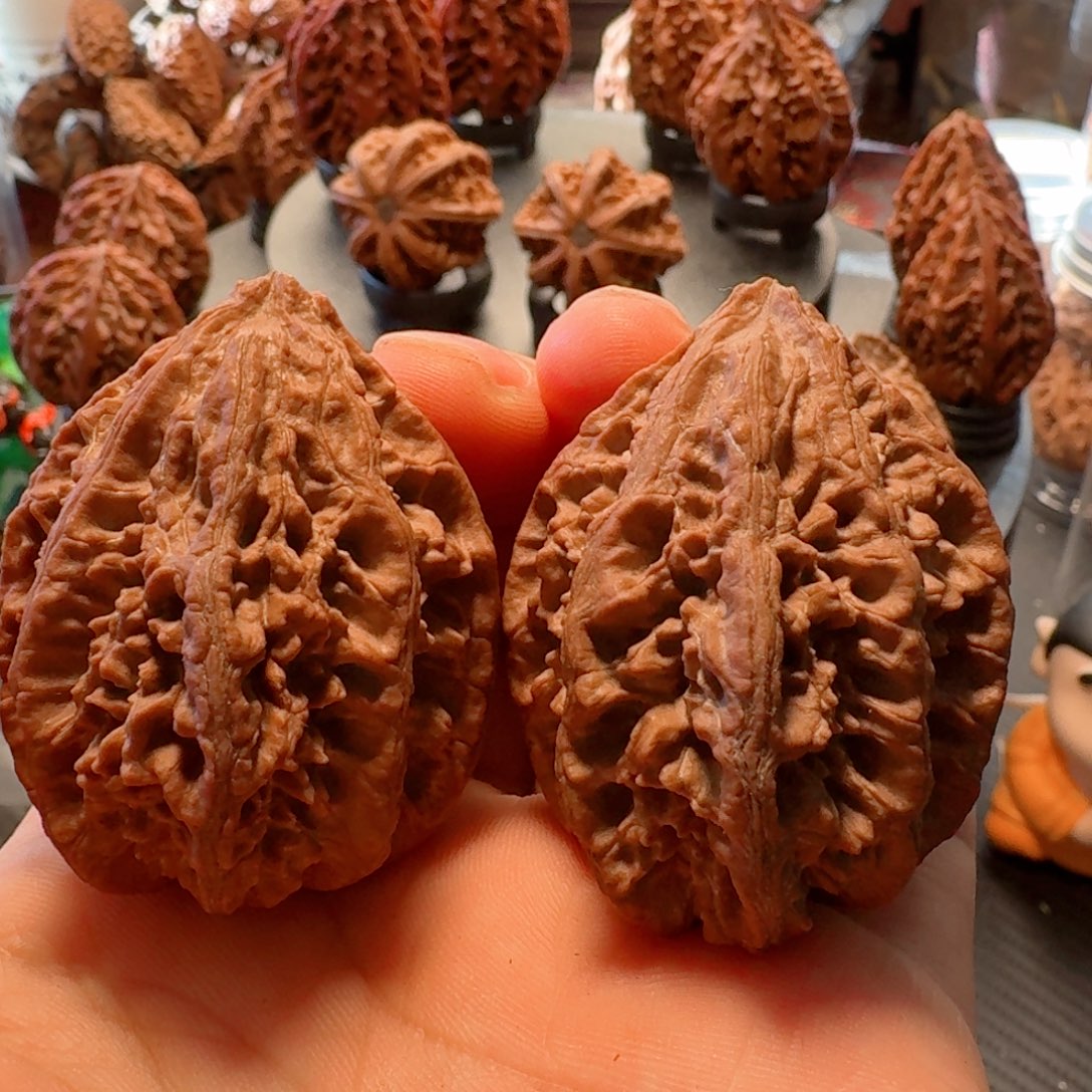 吊坠文玩核桃龙江梨形塔