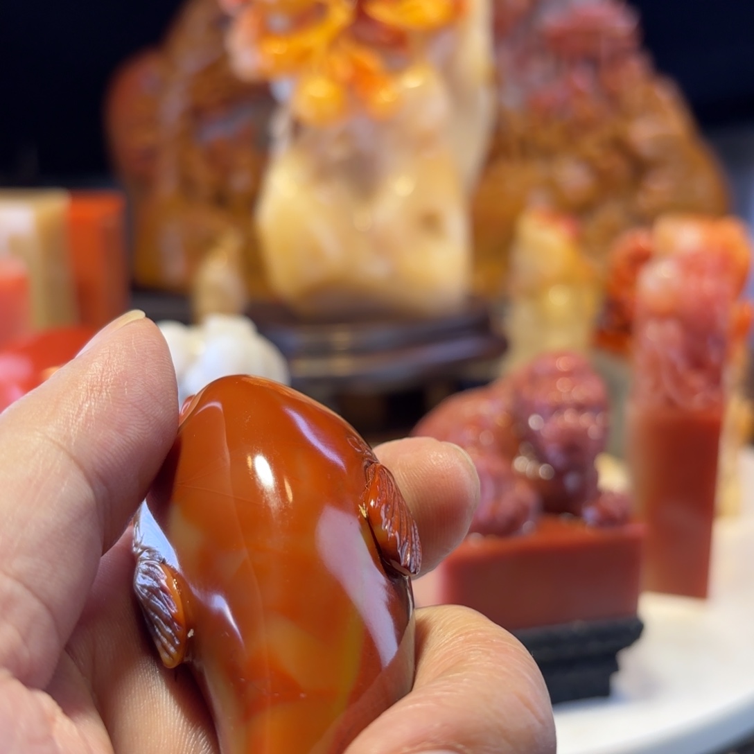 寿山石手件好好看