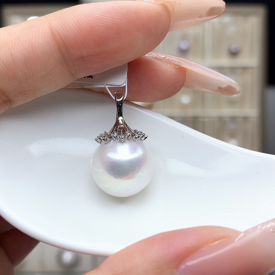 淡水珍珠合金吊坠(赠链)