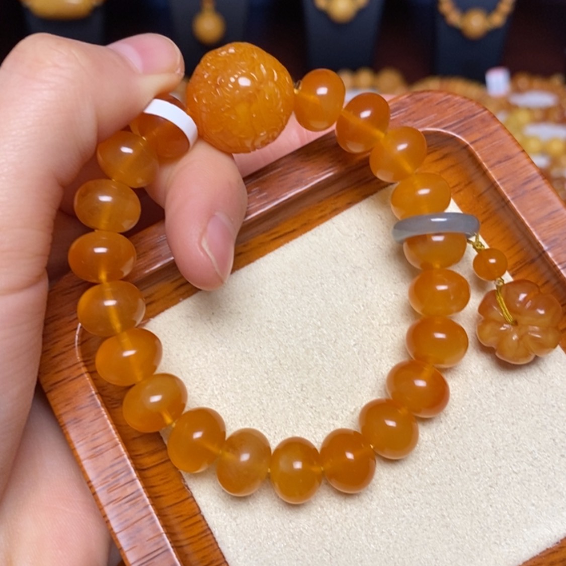 【闪购商品】未镶嵌蜜蜡手链手串