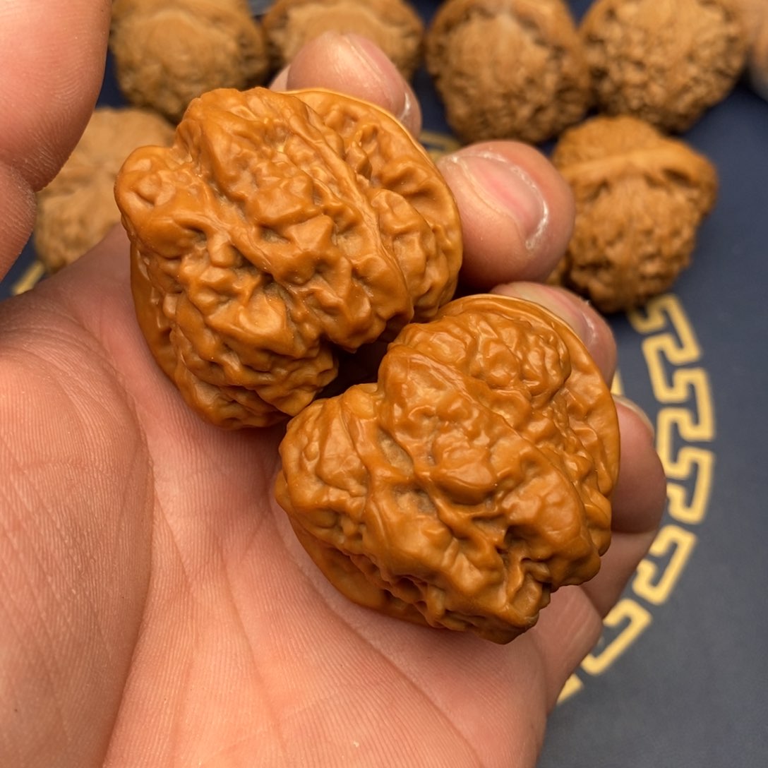 文玩核桃把件家***驴42蛤蟆头