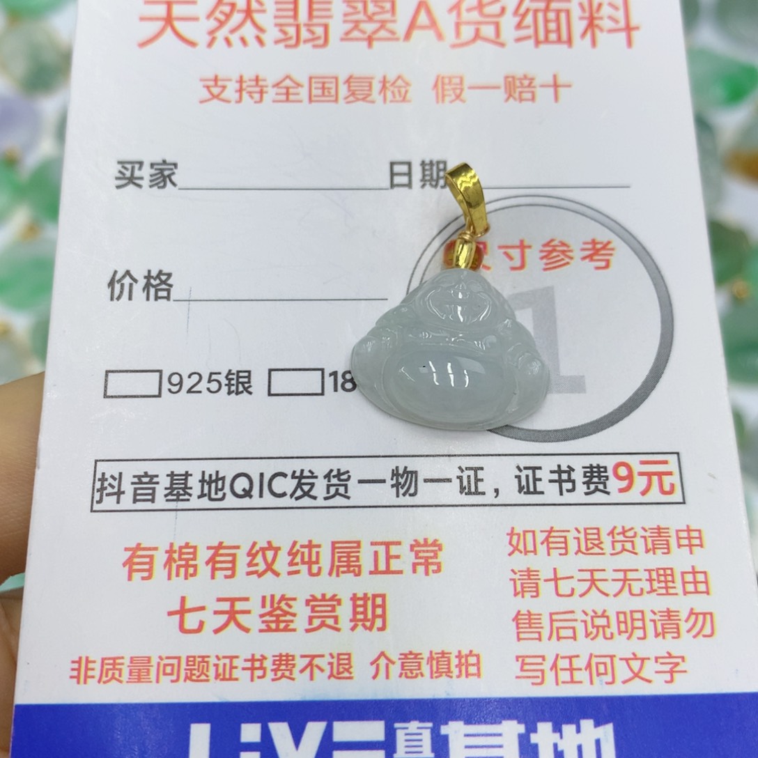 翡翠颈饰未镶嵌翡翠