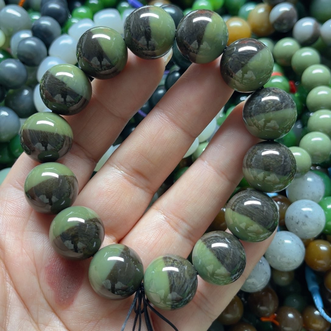 和田玉手链未镶嵌